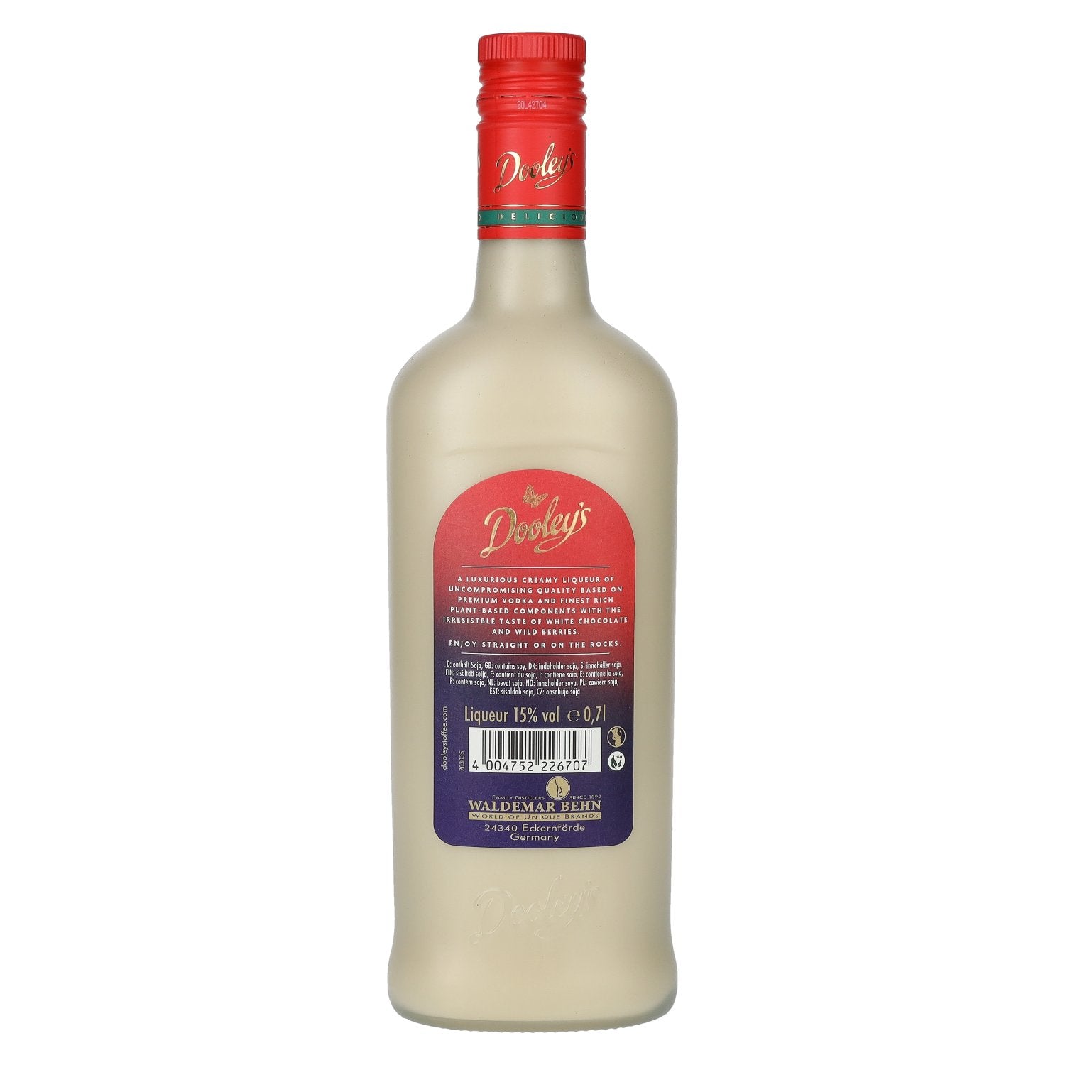 Dooley's White Choc Berry Creamy Liqueur 15% Vol. 0,7l