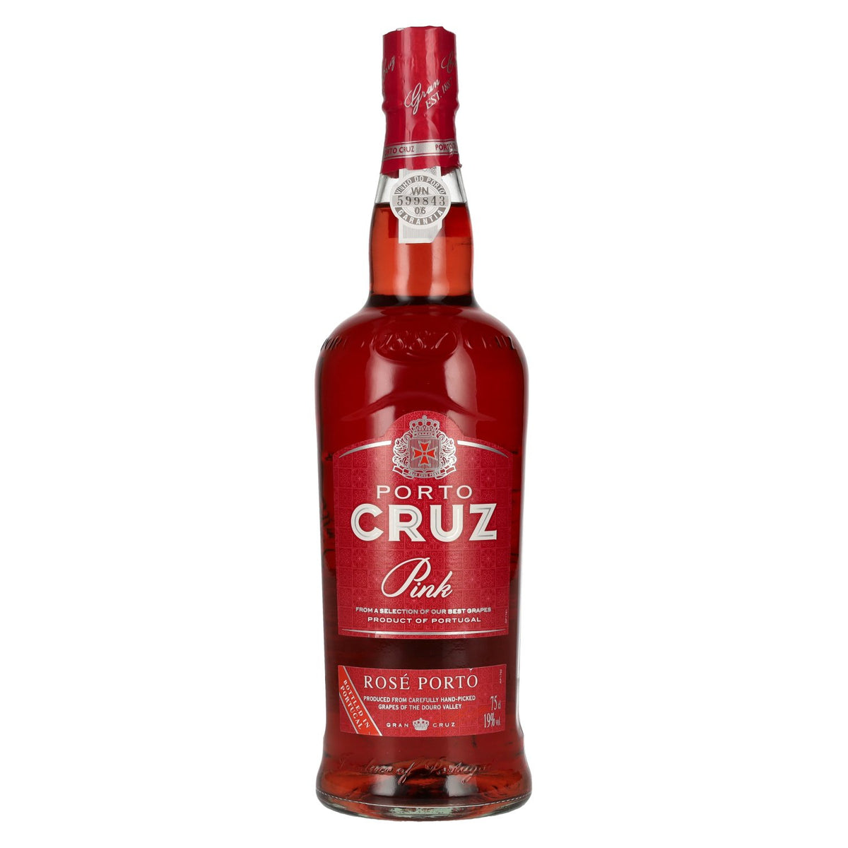 Porto Cruz Pink Rosé Port 19% ABV 0.75 l