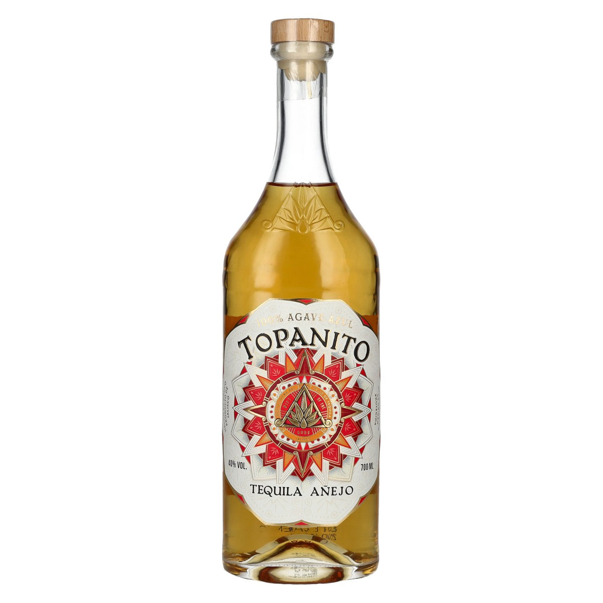 Tequila Topanito Añejo 100 % agave bleu, 40 % vol., 0,7 l