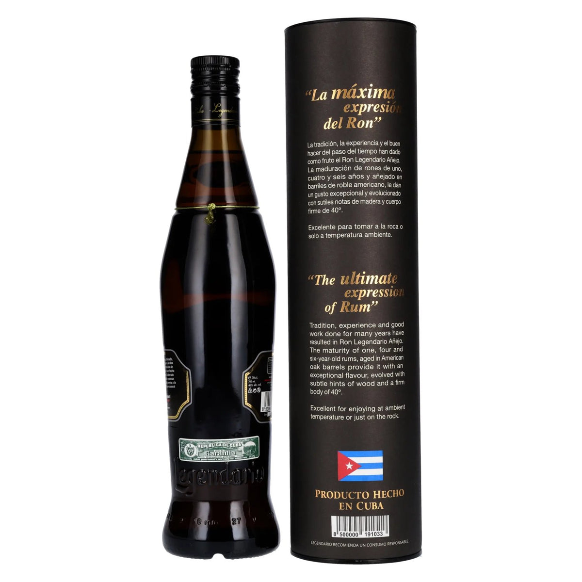 Legendario Ron 9 Añejo 40% Vol. 0,7l in Geschenkbox