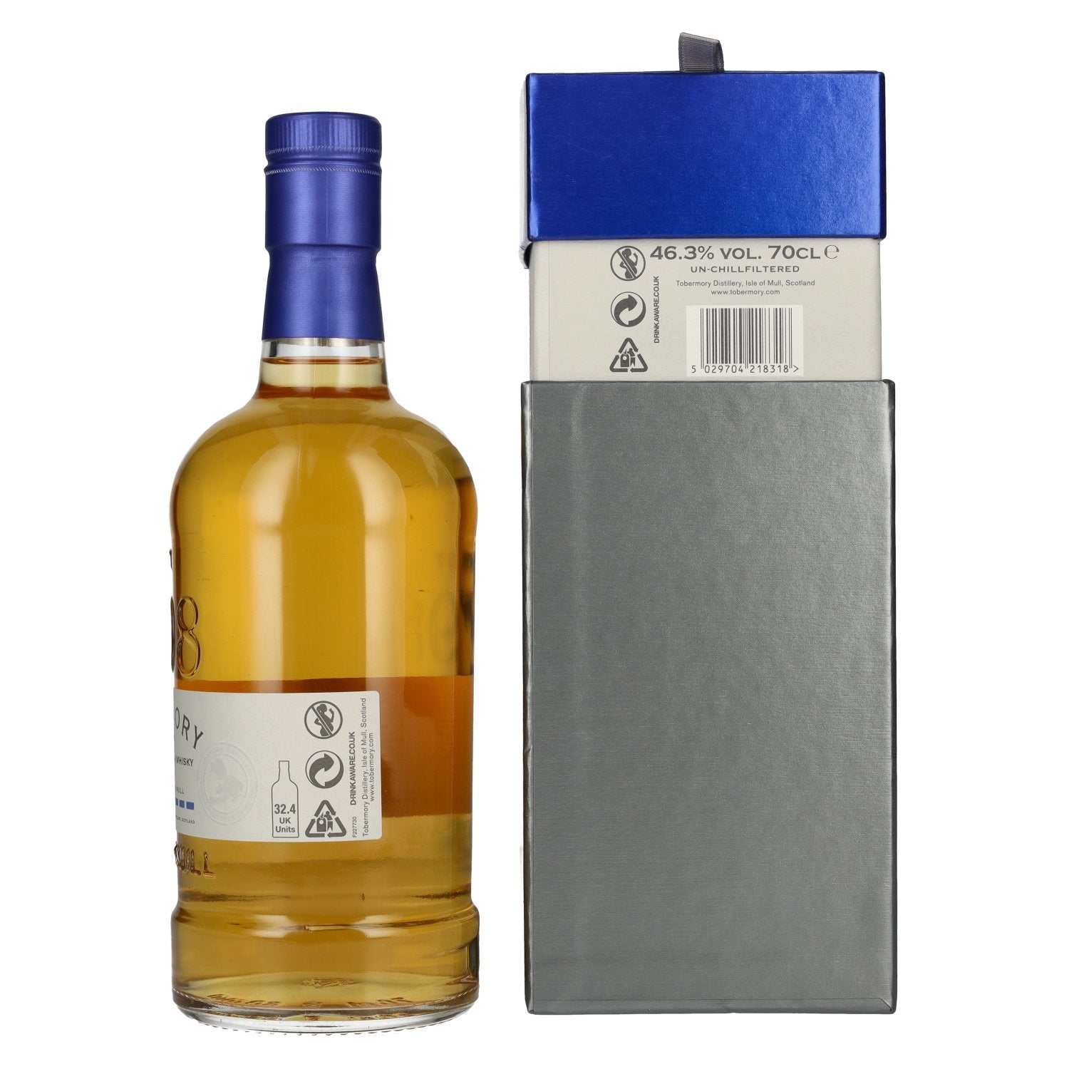 Tobermory 18 Years Old BOURBON FINISH 46,3% Vol. 0,7l in Geschenkbox