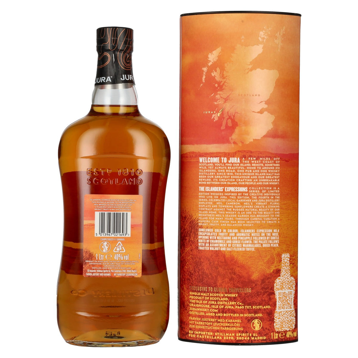 Jura ISLANDERS' EXPRESSIONS The Collection No. 04 2025 40% ABV 1 litre in a gift box