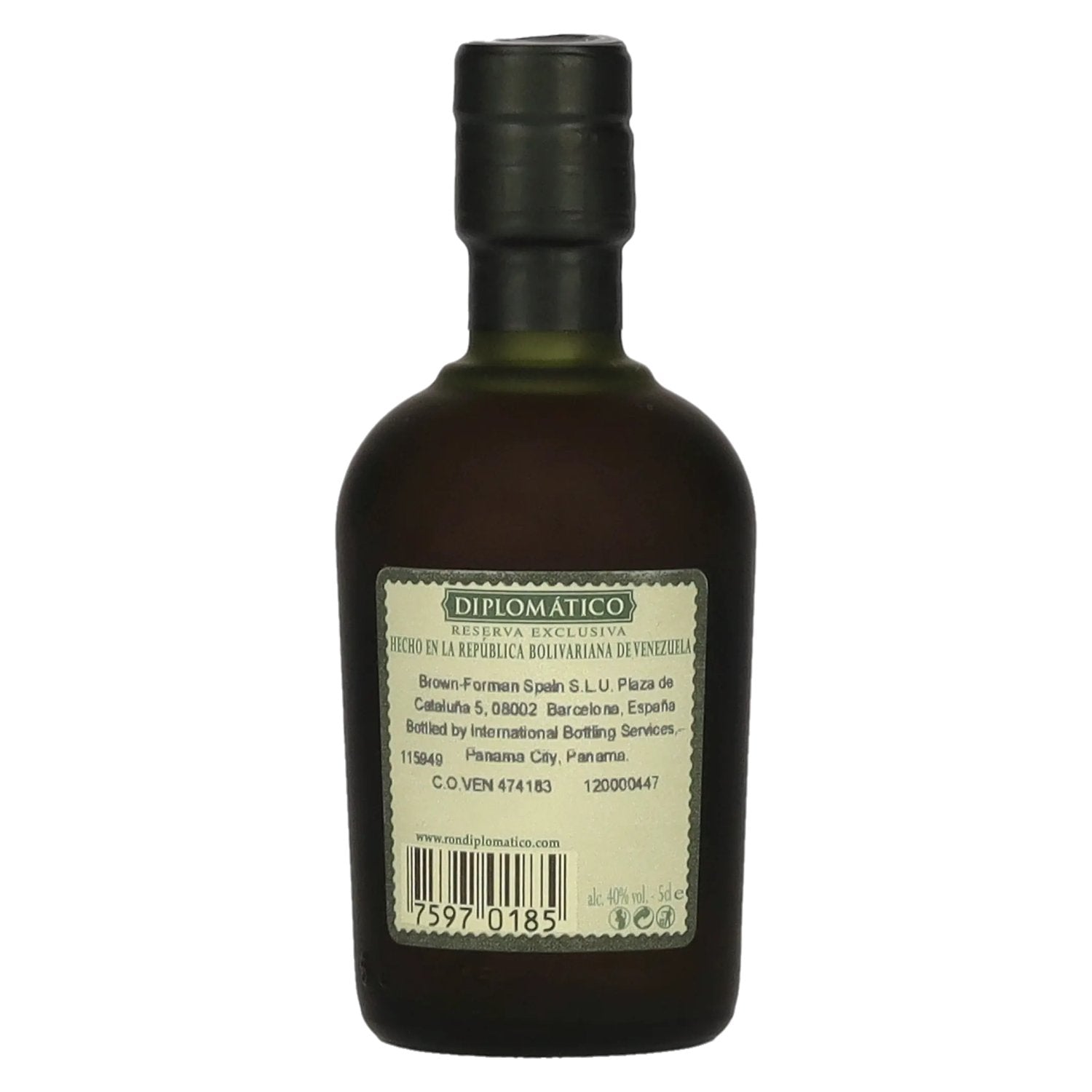 Diplomático RESERVA EXCLUSIVA Ron Antiguo 40% Vol. 0,05l