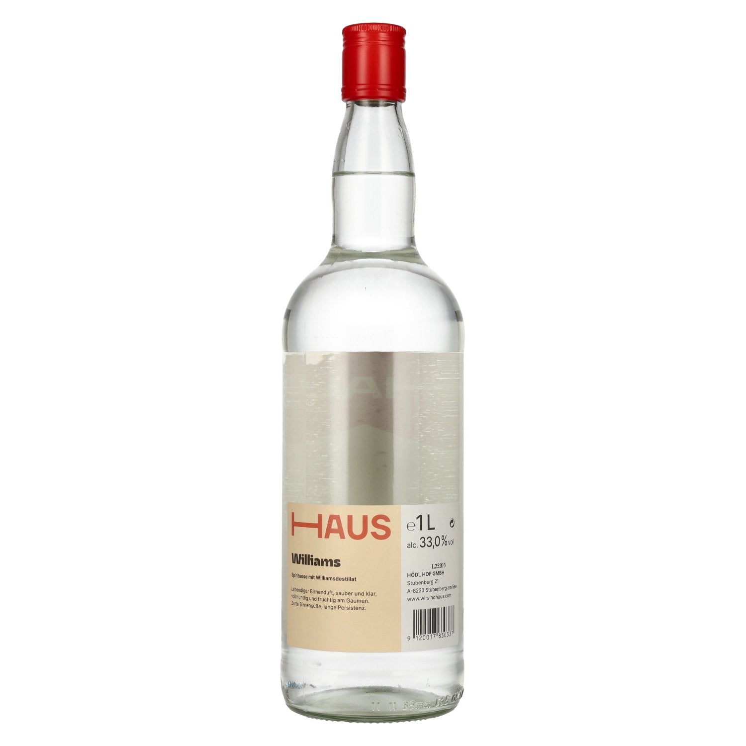 Hödl Hof HAUS WILLIAMS Spirituose 33% Vol. 1l