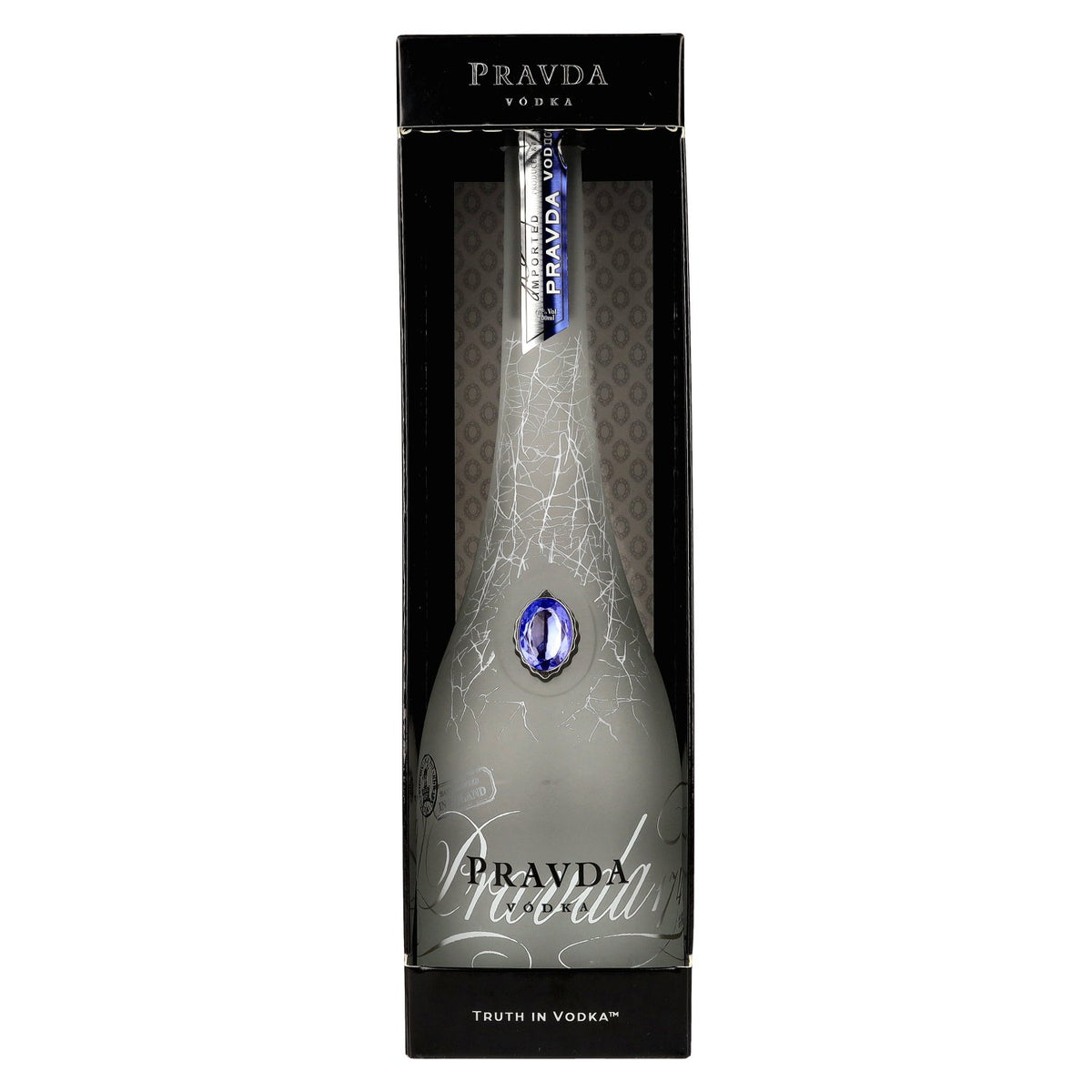 Vodka Pravda 40 % vol., 0,7 l, dans un coffret cadeau