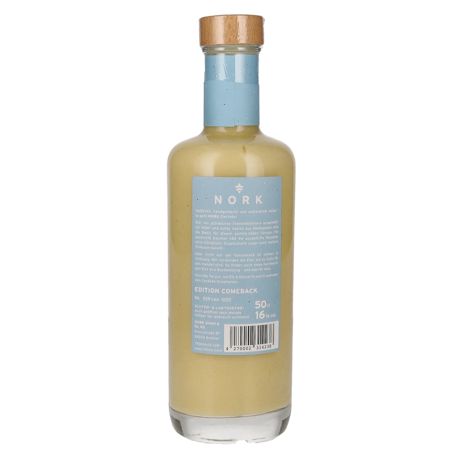 Nork Eierlikör 16% Vol. 0,5l