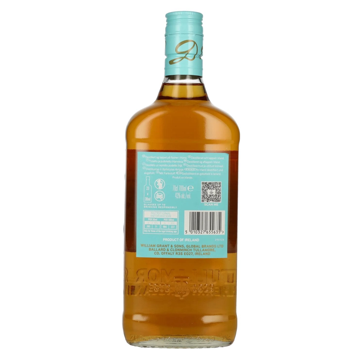 Tullamore D.E.W. Irish Whiskey RUM CASK FINISH 43% Vol. 0,7l