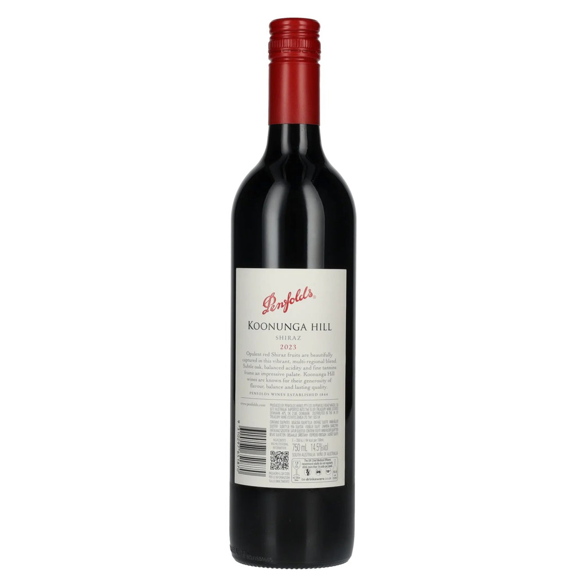 Penfolds Koonunga Hill Shiraz 2023 14.5% ABV 0.75l