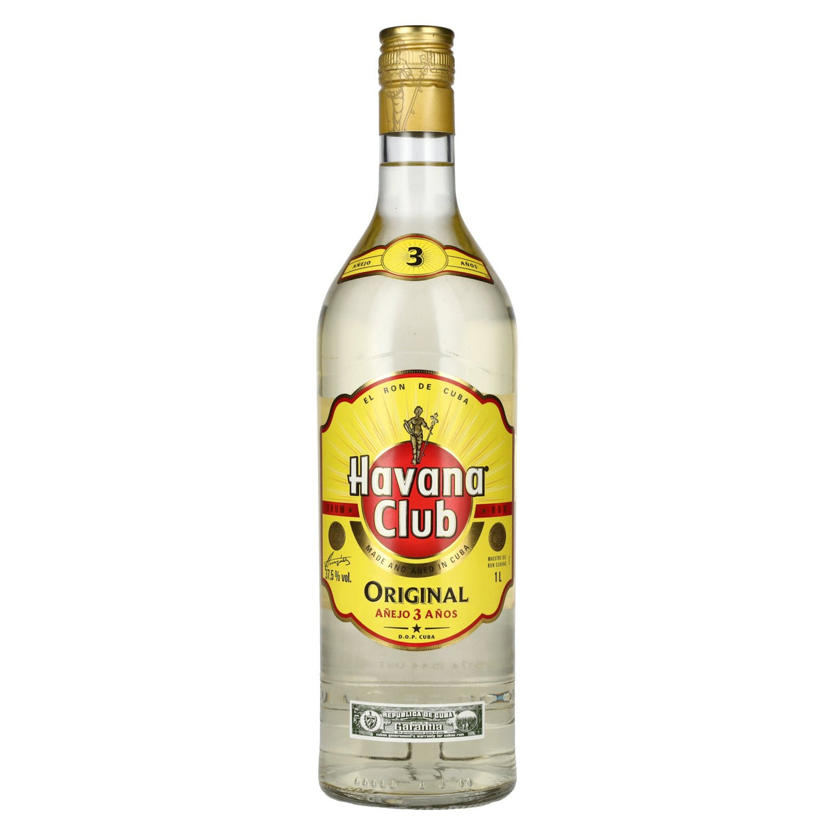 Havana Club Añejo 3 Años Rum 37.5% ABV 1l