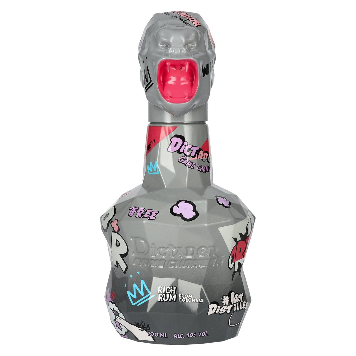 Dictador GAME CHANGER GREY &amp; PINK Colombian Rum 40% ABV 0.7l