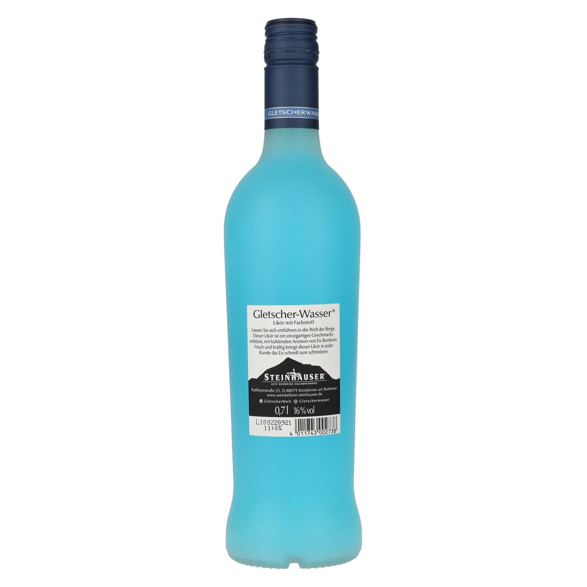Steinhauser Glacier Water Liqueur 16% ABV 0.7l