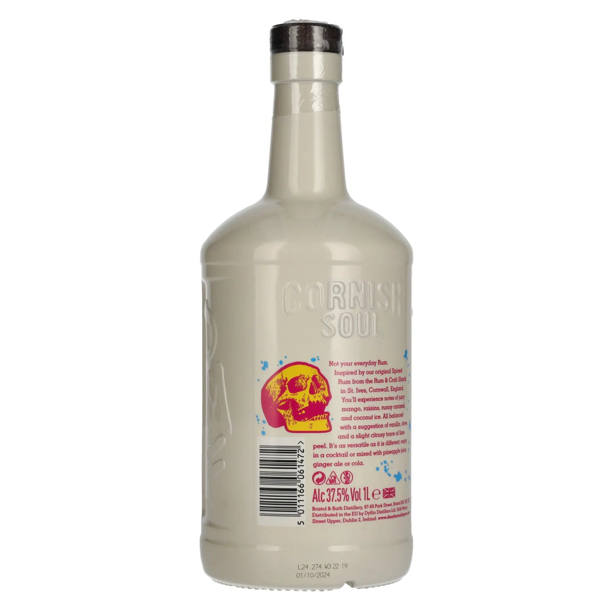 Dead Man's Fingers Coconut Spiced Rum 37.5% ABV 1 litre