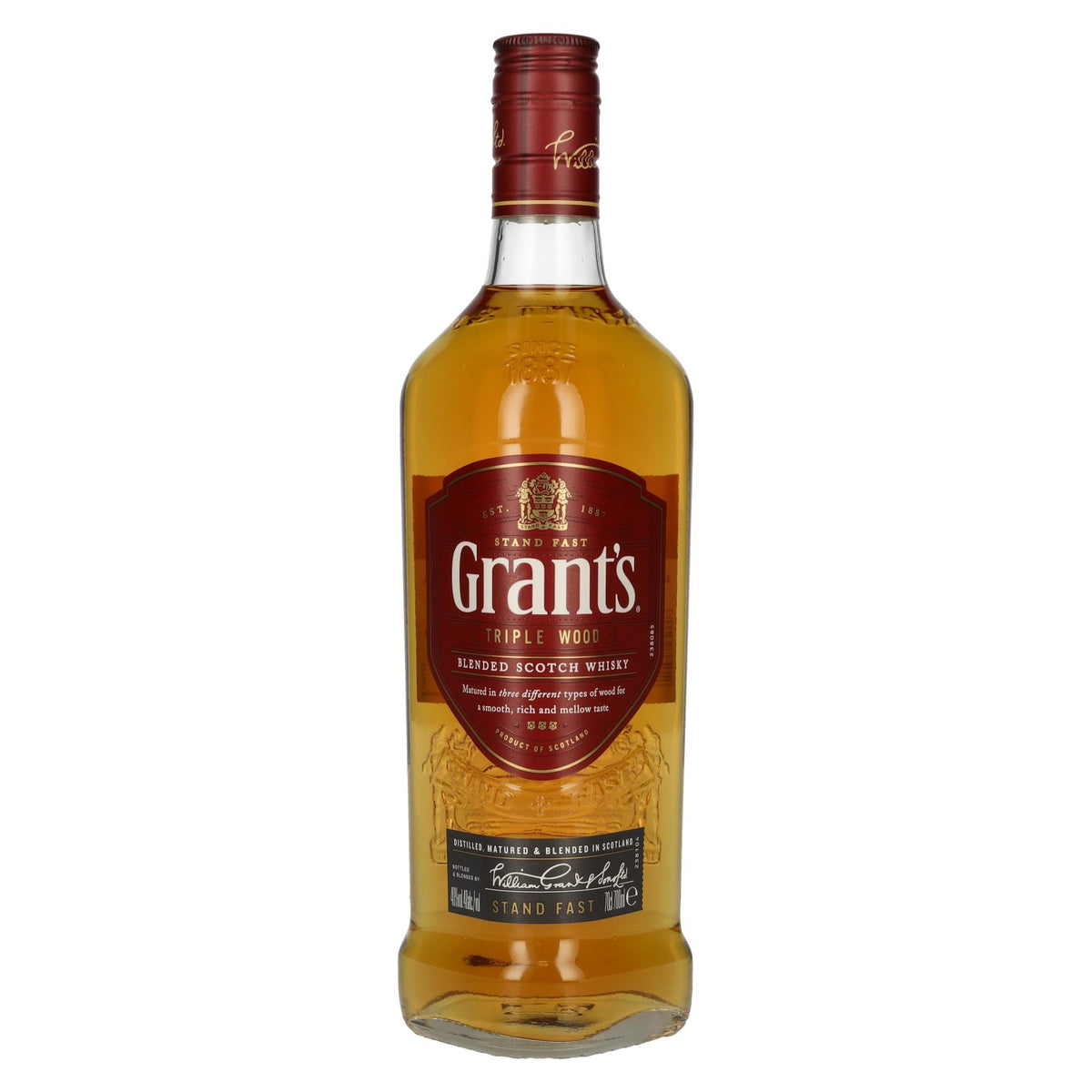 Grant's TRIPLE WOOD Blended Scotch Whisky 40% vol. 0.7l