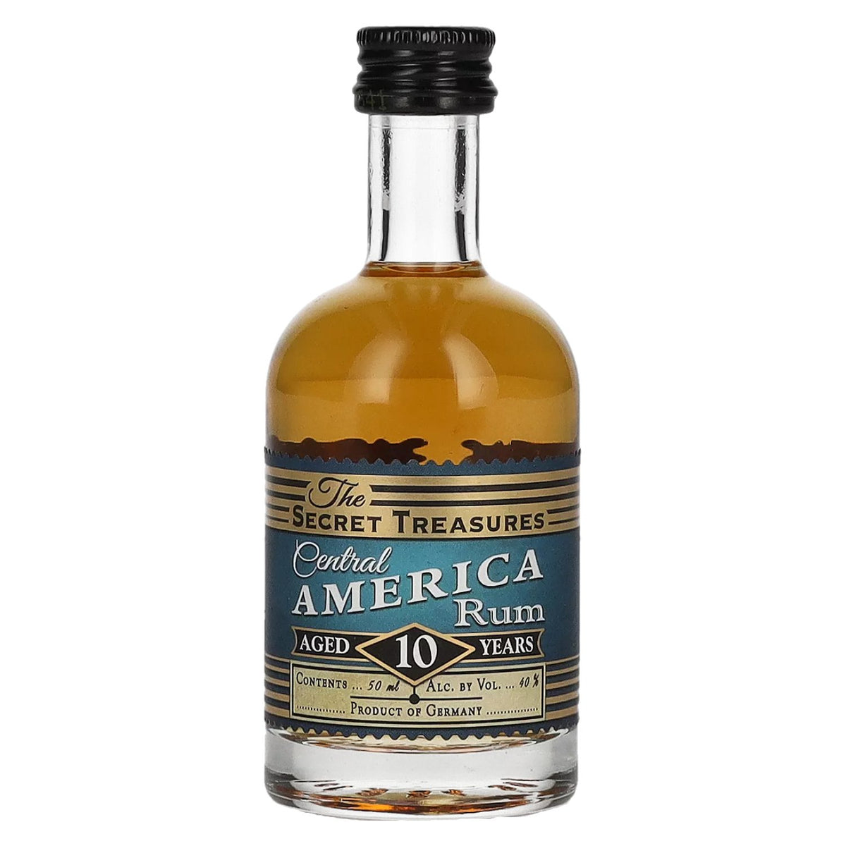 The Secret Treasures 10 Years Old Central America Rum 40% vol. 0.05 l