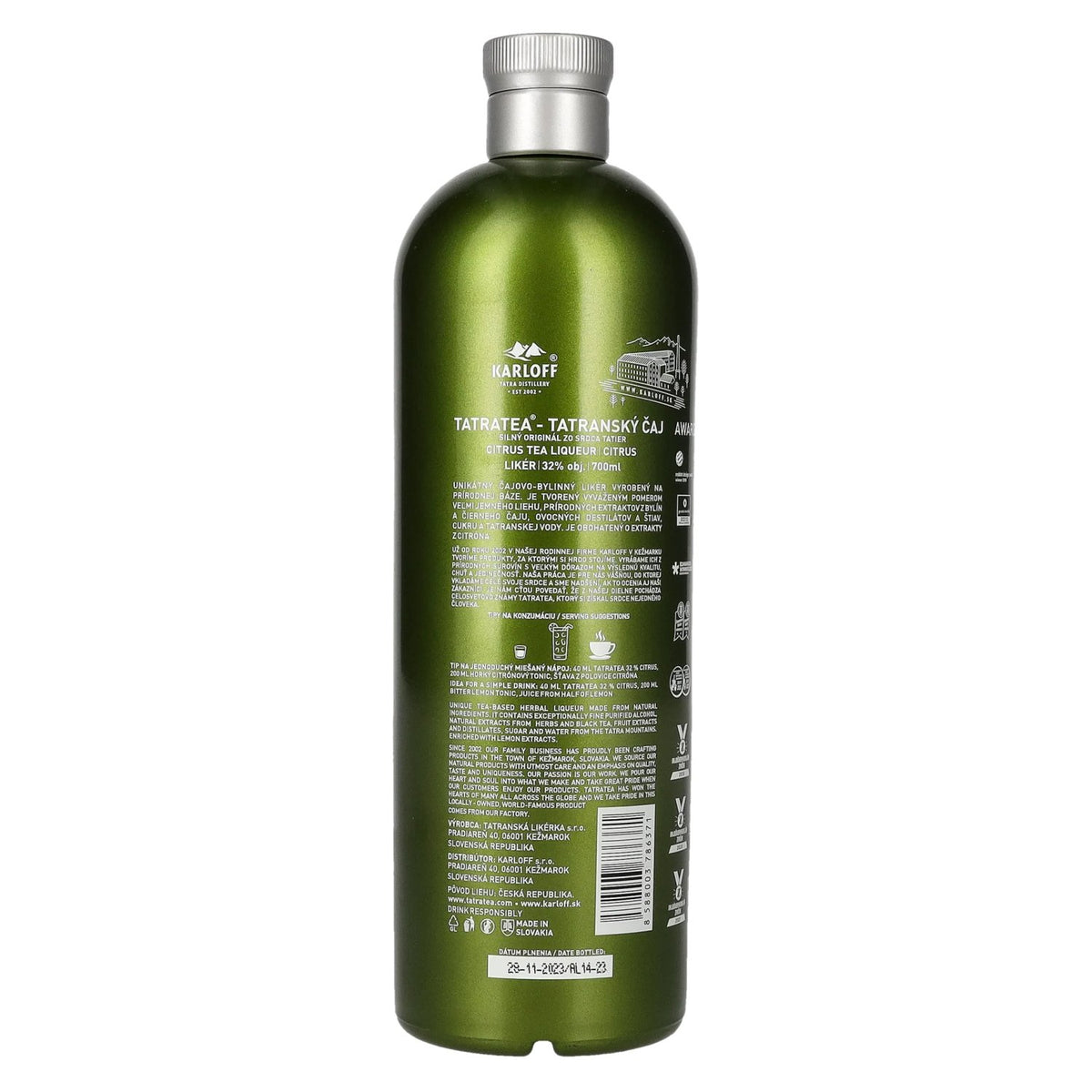 Tatratea Citrus Tea Liqueur 32% ABV 0.7l