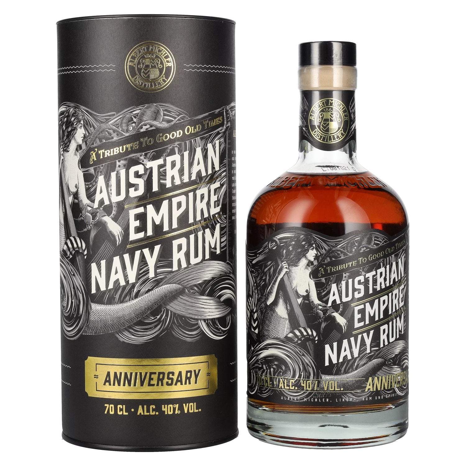 Austrian Empire Navy Rum ANNIVERSARY 40% Vol. 0,7l in geschenkverpakking