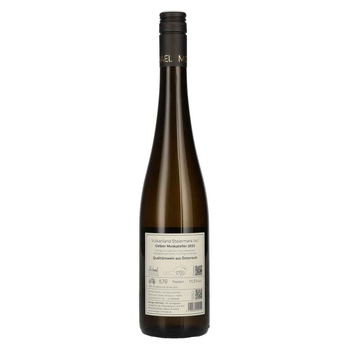 MICHAEL Gele Muskateller Vulkanland Steiermark DAC 2025 11,5% vol. 0,75 l