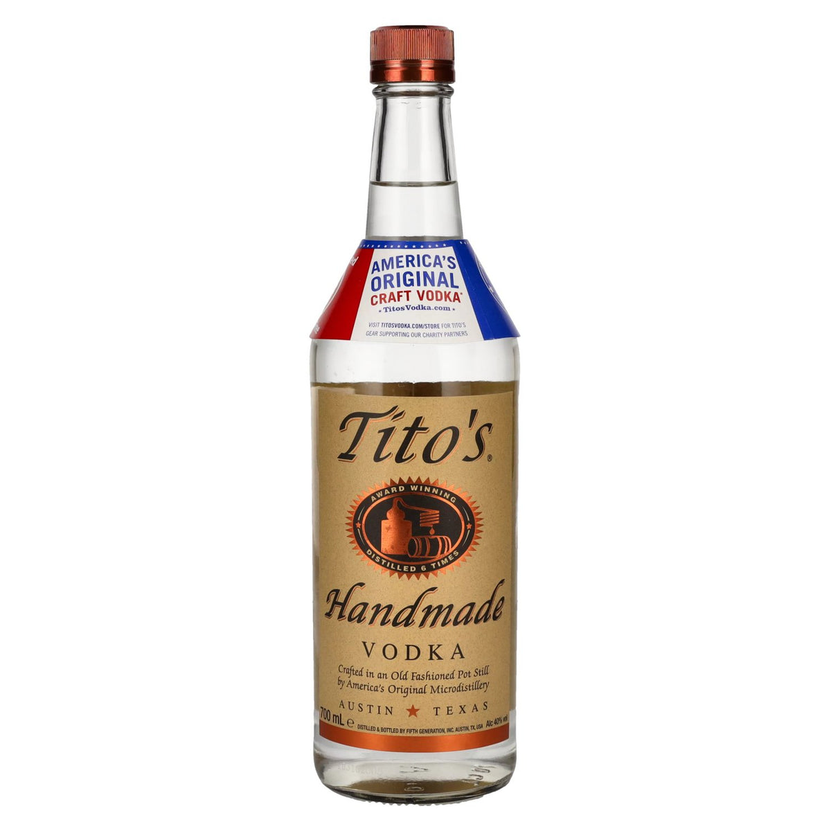 Tito's Handmade Vodka 40% vol. 0,7 l
