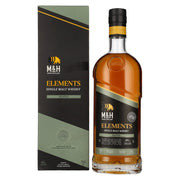 M&amp;H ELEMENTS Peated Single Malt Whisky 46% Vol. 0,7l in gift box