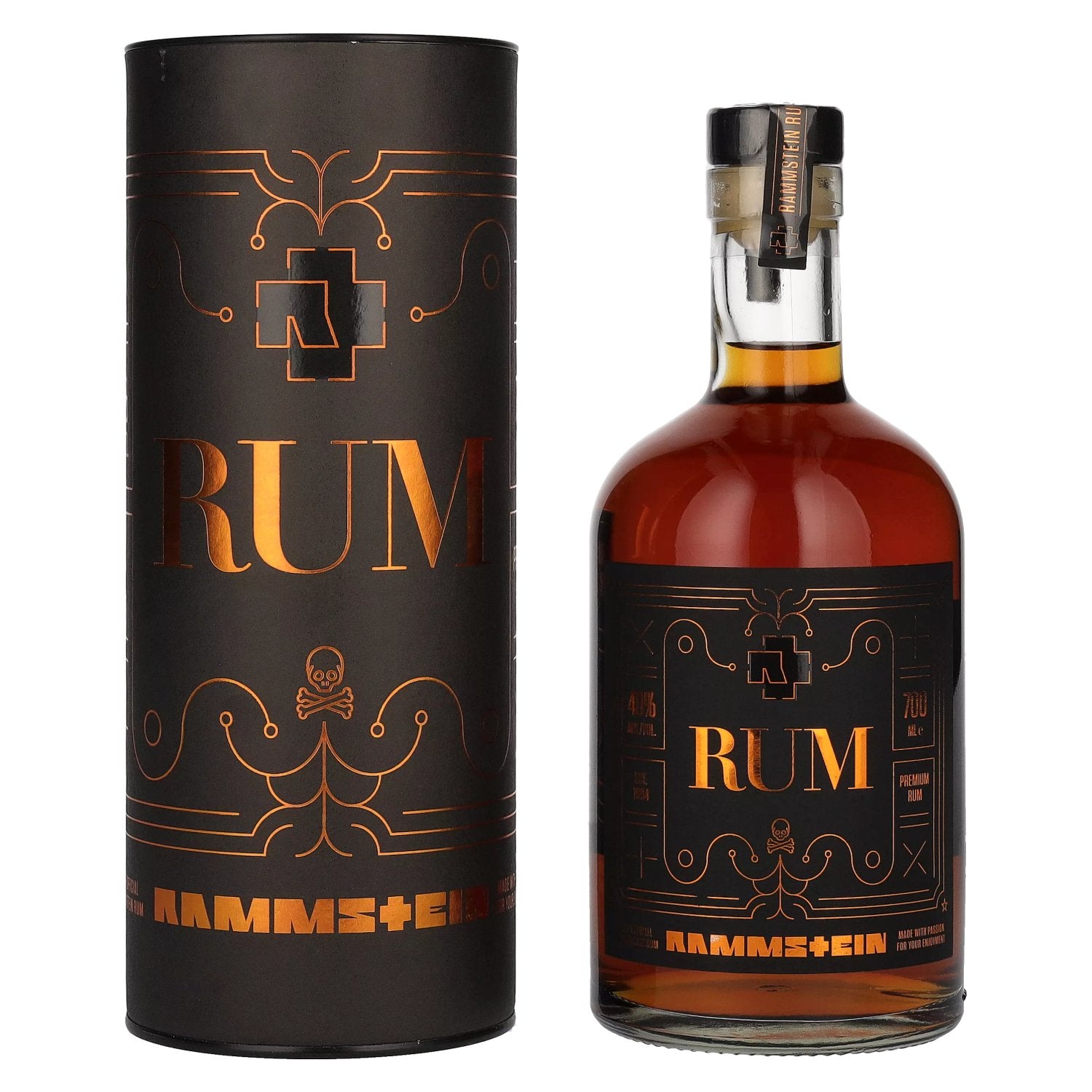Rammstein Premium Rum 40% Vol. 0,7l in geschenkverpakking