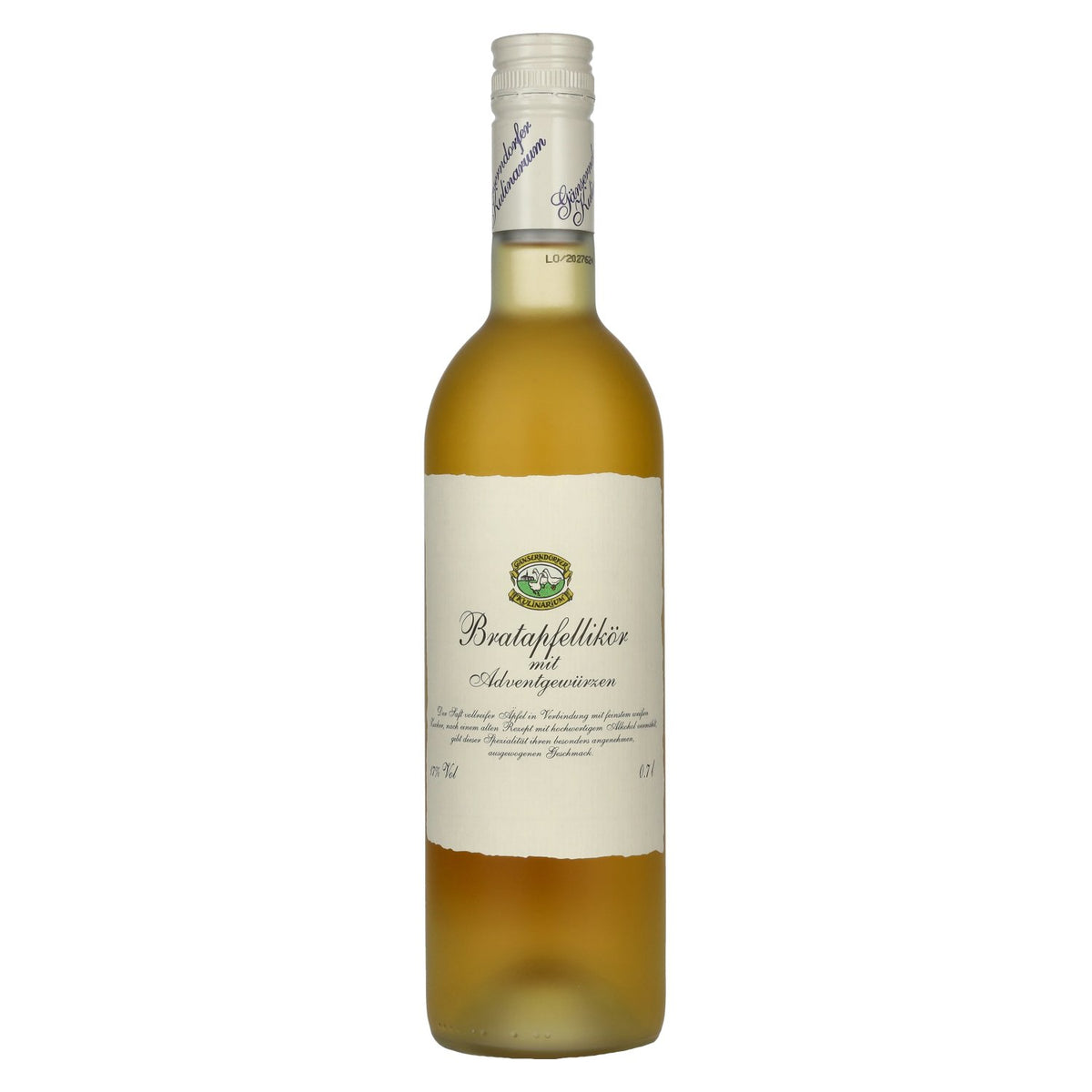 Auersthaler Baked Apple Liqueur with Advent Spices 17% vol. 0.7 l