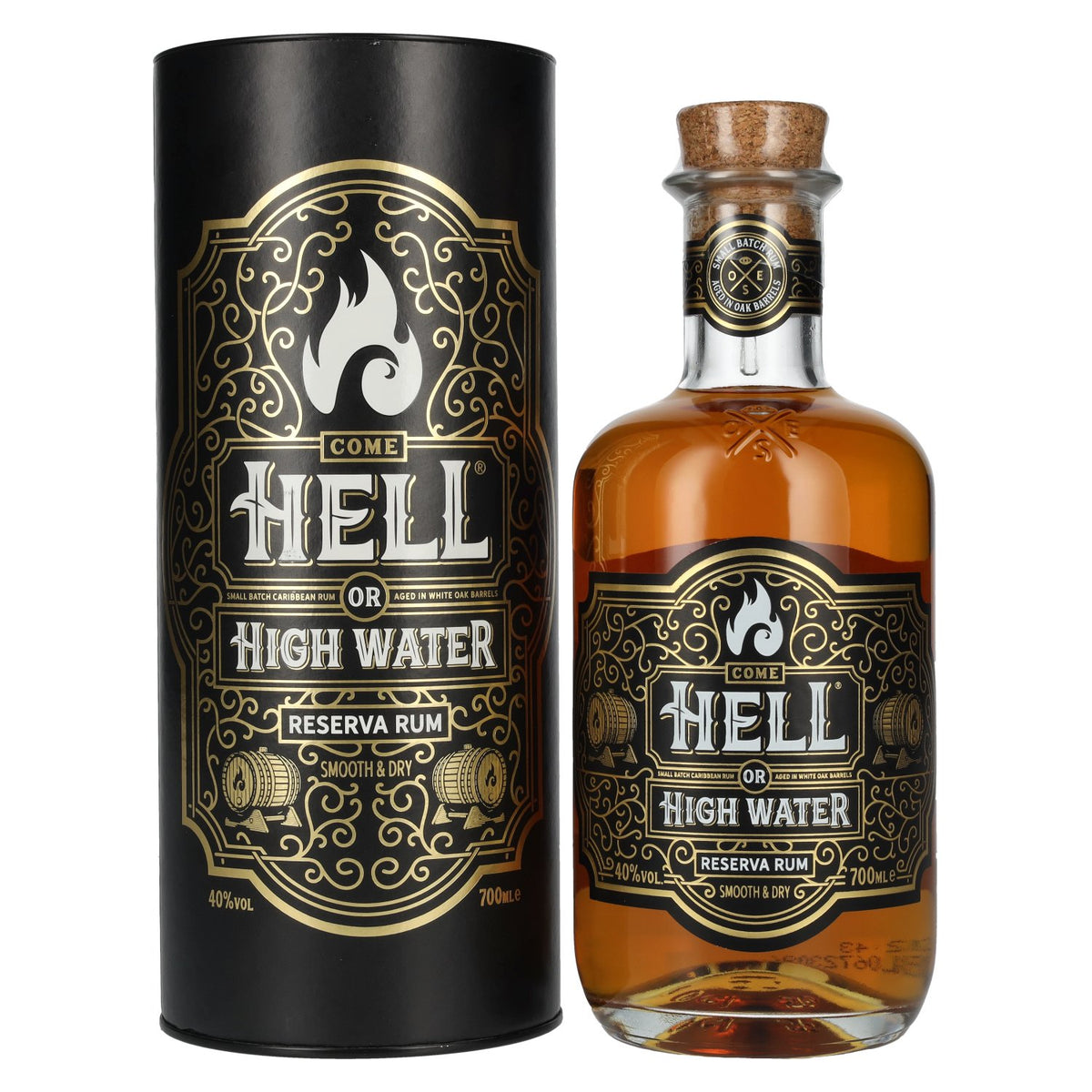 Come Hell or High Water RESERVA Rum 40% Vol. 0,7l in Geschenkbox