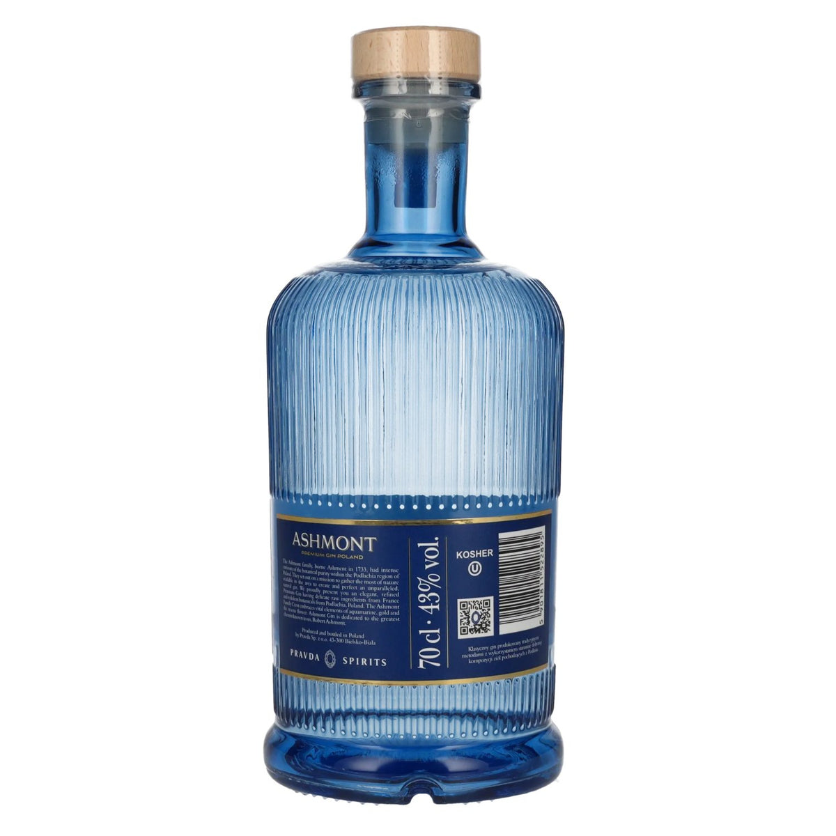 Ashmont Premium Gin Poland 43% ABV 0.7l