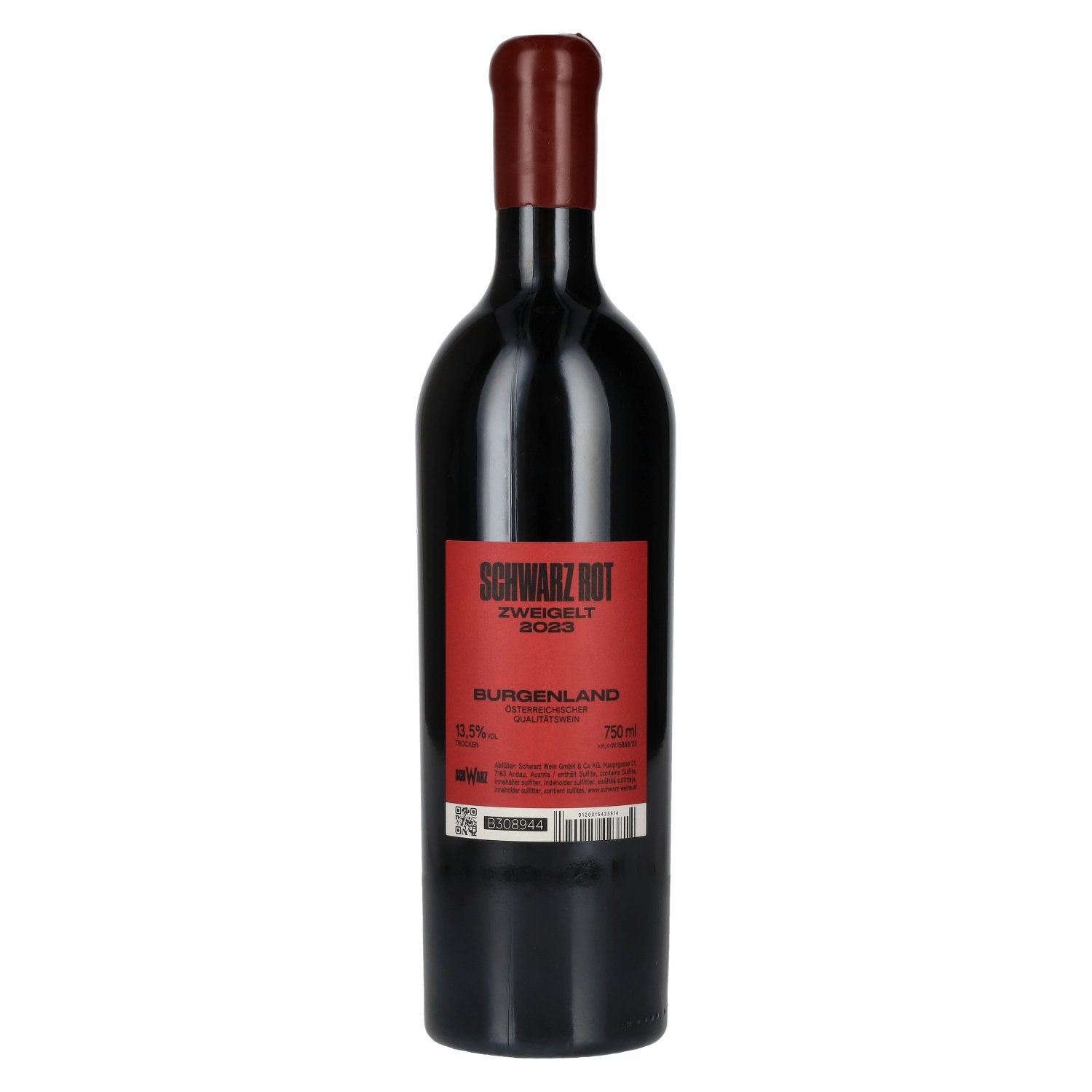 Schwarz ROT Zweigelt 2023 13,5% Vol. 0,75l