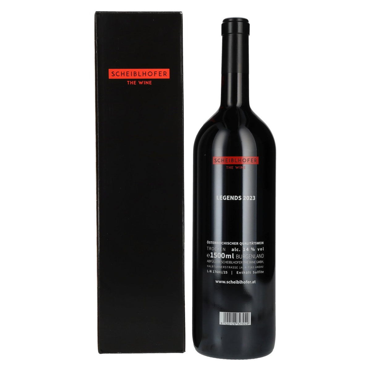 Scheiblhofer The Legends 2023 14% vol. 1,5 l in geschenkverpakking