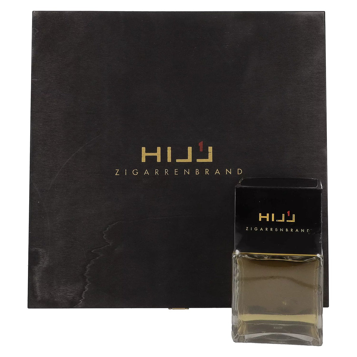 Hillinger Hill Cigar Brandy 45% ABV, 0.5 litres, in a wooden box