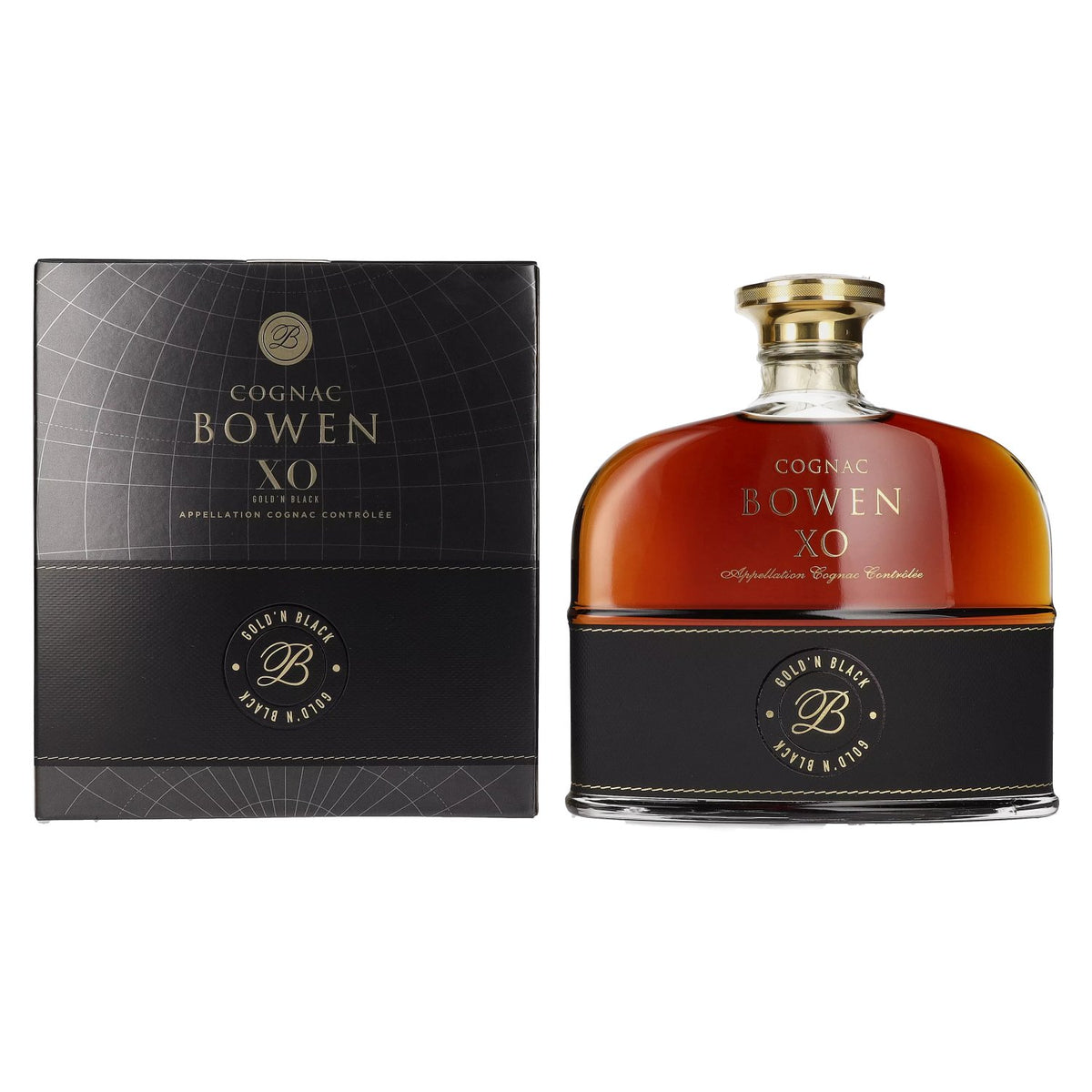 Bowen Cognac XO Gold'n Black 40% vol. 0,7 l in geschenkverpakking
