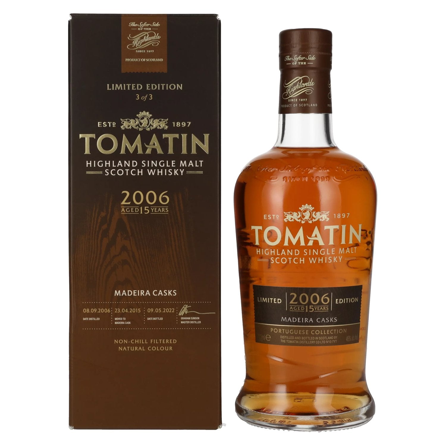 Tomatin 15 Years Old Portuguese Collection MADEIRA CASKS 2006 46% Vol. 0,7l in Geschenkbox