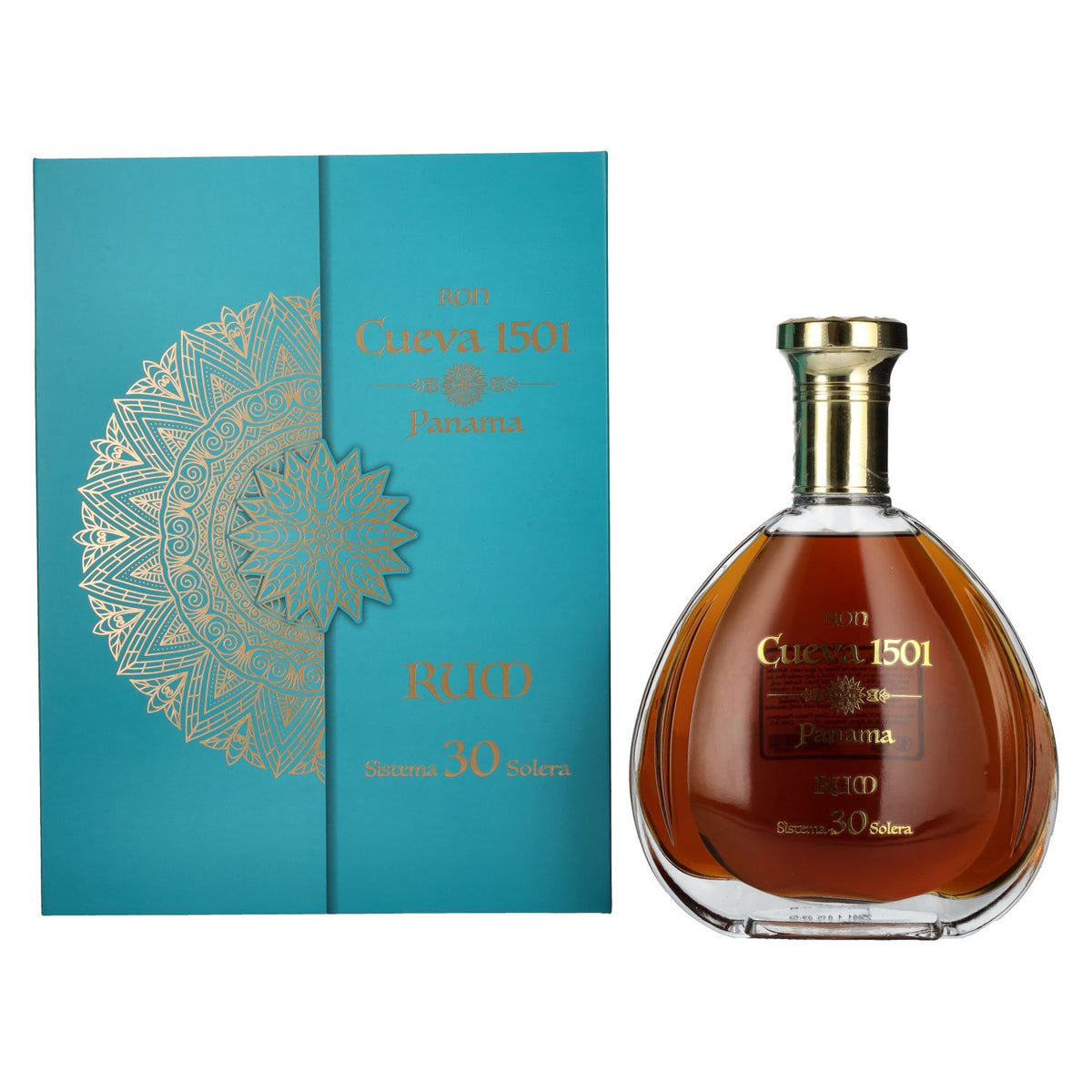 Ron Cueva 1501 Sistema 30 Solera Panama Rum 40% Vol. 0,7l in Geschenkbox