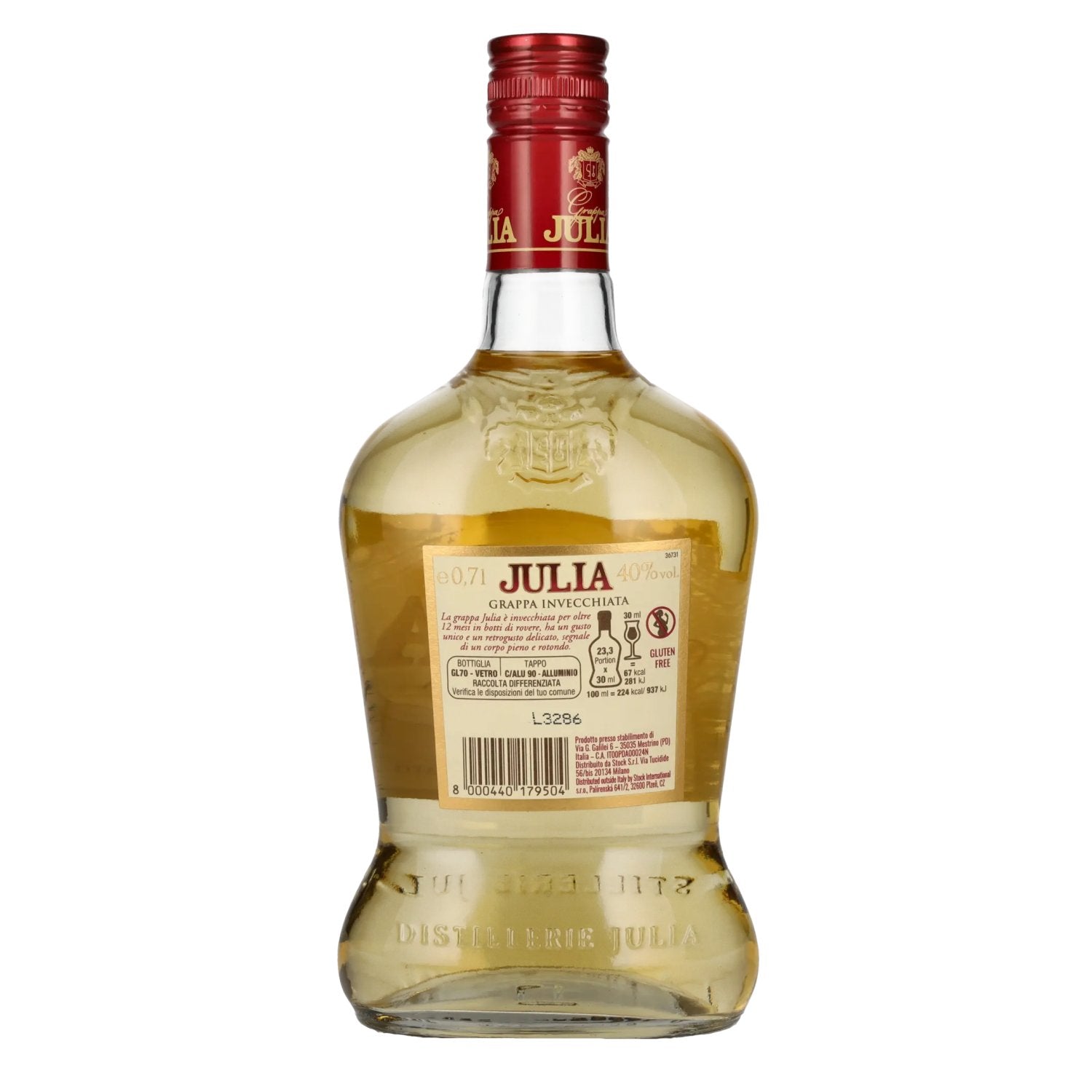 Grappa Julia Invecchiata 40% Vol. 0,7l