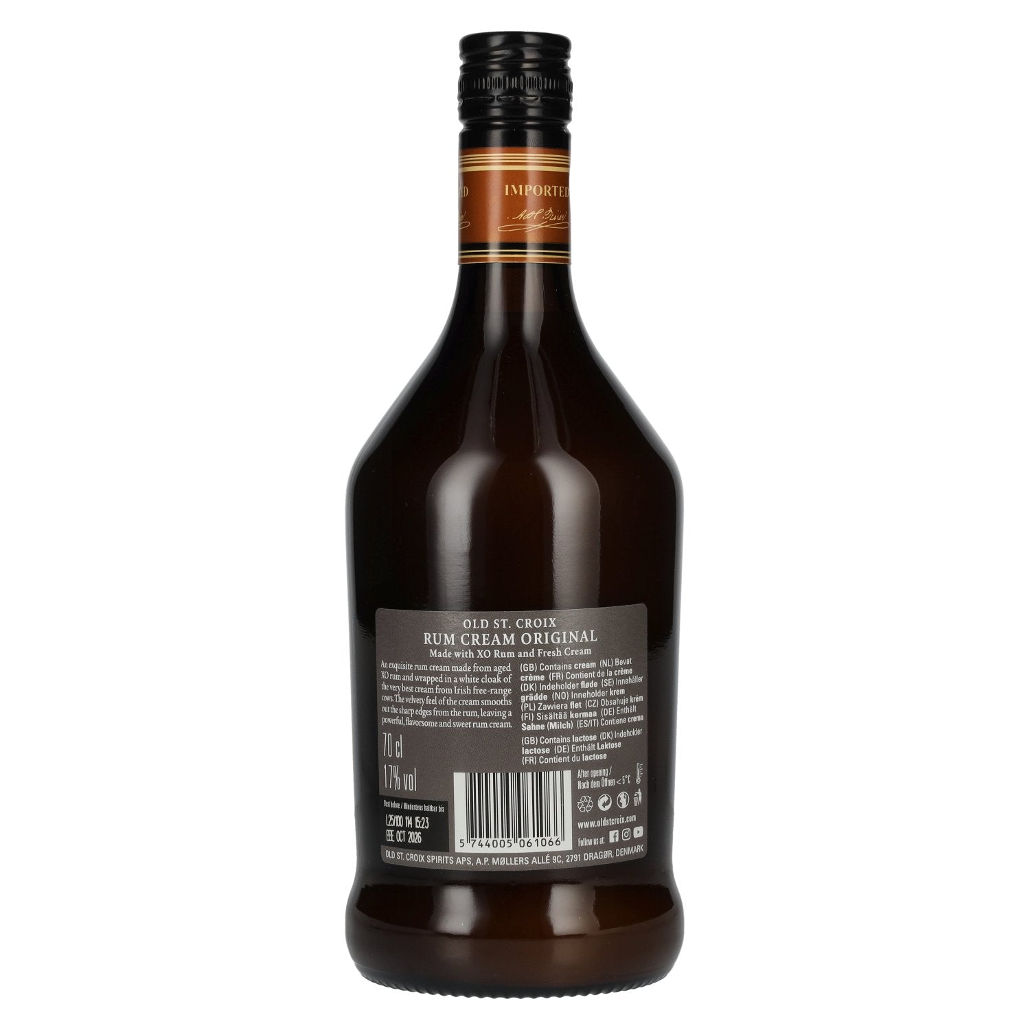Old St. Croix A.H. Riise Rum-Cream-Liqueur 17% Vol. 0,7l