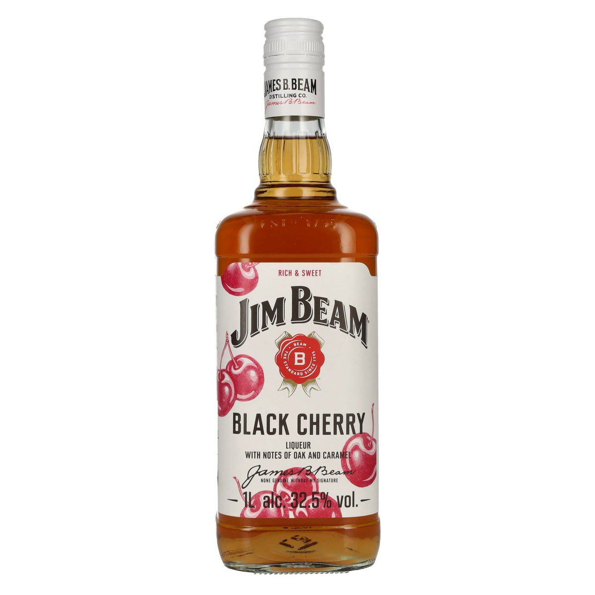 Jim Beam Black Cherry Liqueur 32.5% ABV 1 litre