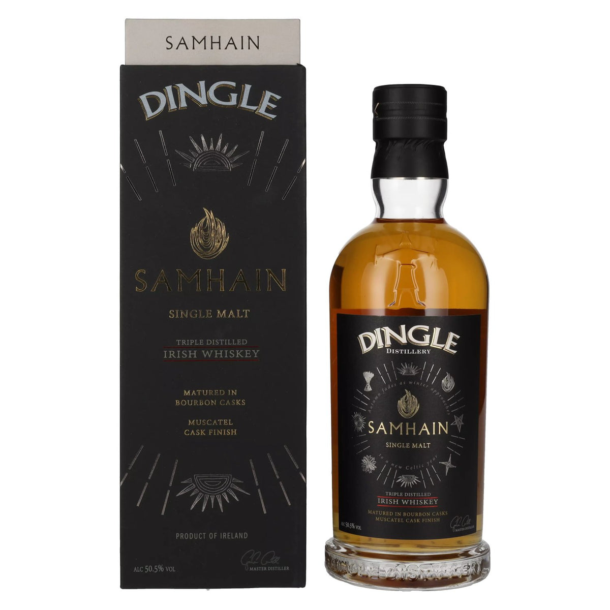 Dingle SAMHAIN Single Malt Irish Whisky, Triple Distilled, 50.5% vol., 0.7l, in a gift box