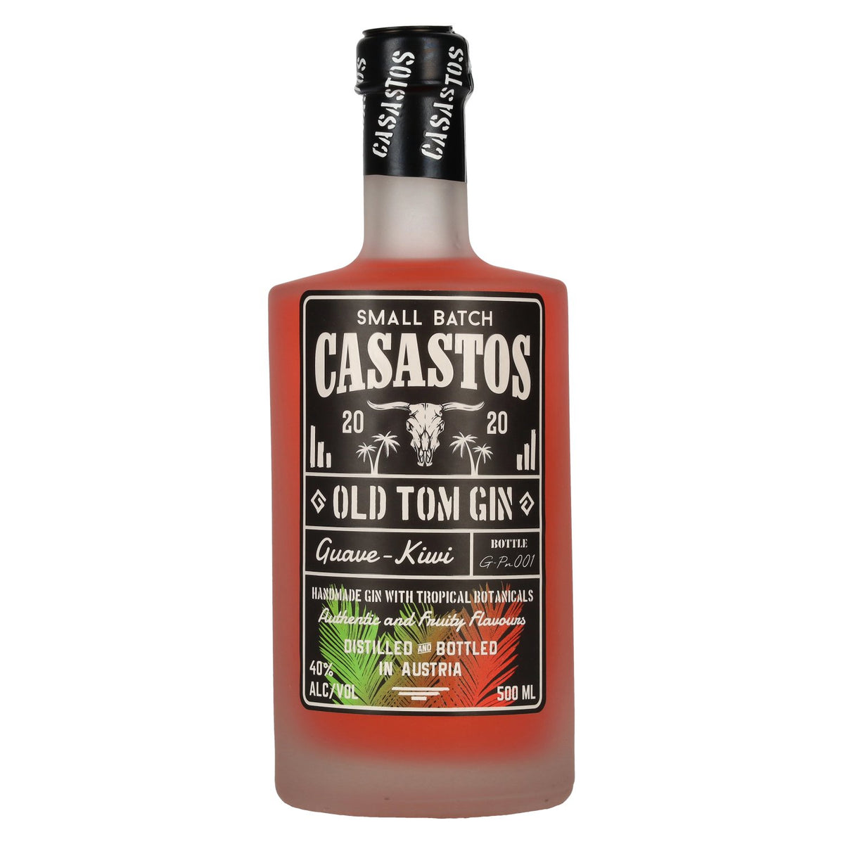 CASASTOS Old Tom Gin Small Batch Guava and Kiwi 40% vol. 0.5 l