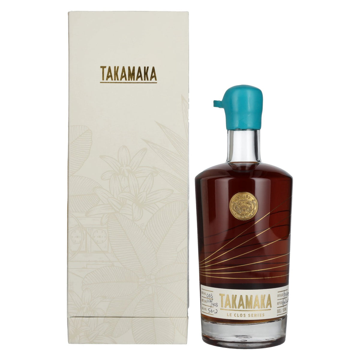 Takamaka LE CLOS EX PALO CORTADO Rum 56,2% vol. 0,5 l in geschenkverpakking