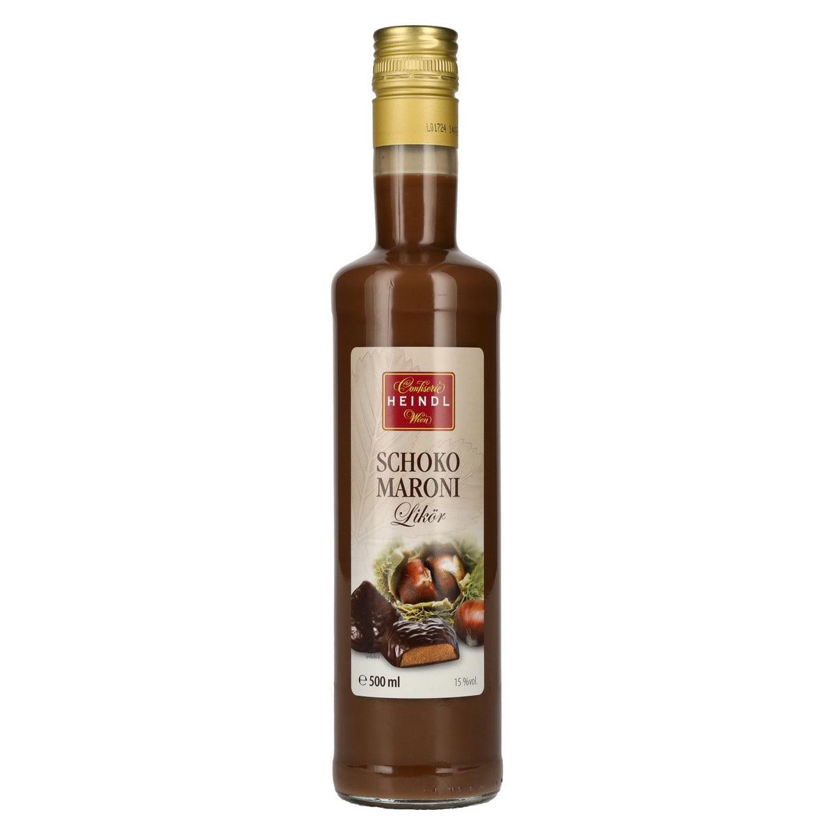 Liqueur Heindl SCHOKO MARONI 15 % vol., 0,5 l