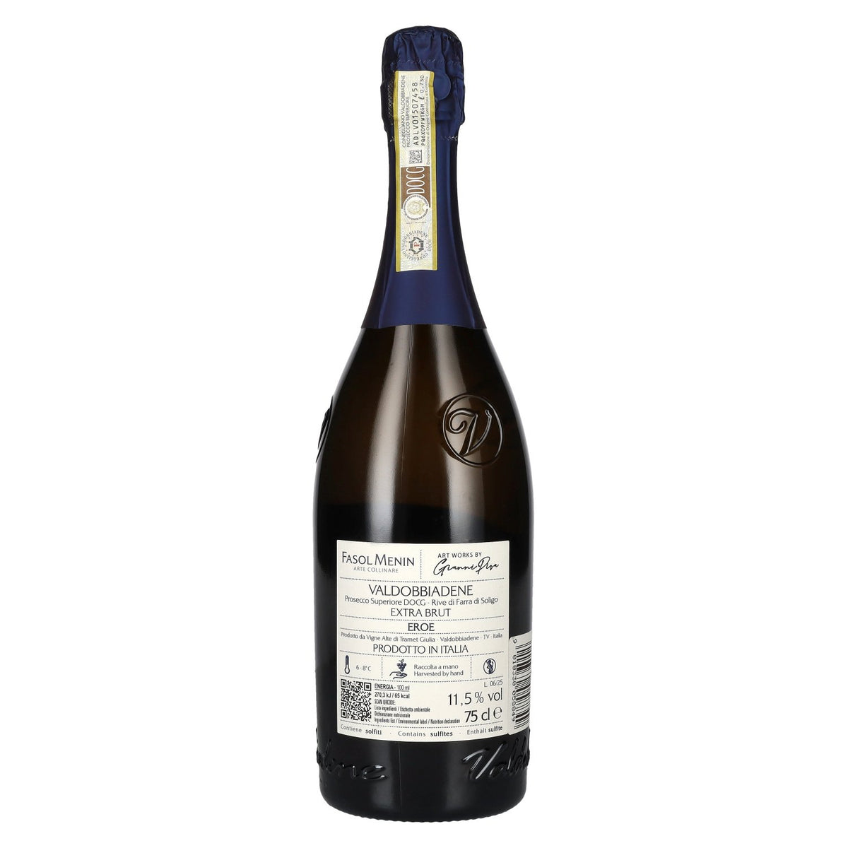 Fasol Menin Valdobbiadene Prosecco Superiore Rive di Farra di Soligo Eroe Extra Brut DOCG 11,5 % vol. 0,75 l