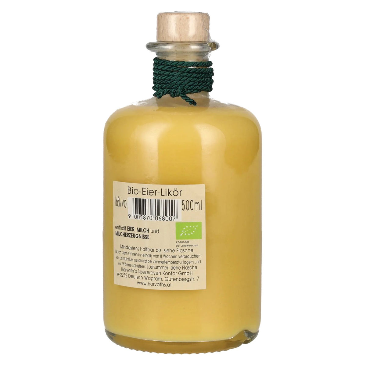 Gänserndorfer Kulinarium Organic Egg Liqueur 16% ABV 0.5l