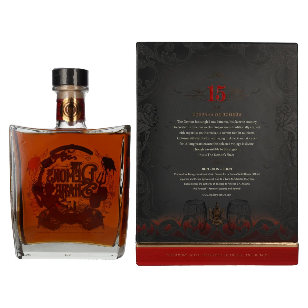The Demon's Share 15 Years Old Spirit Drink Reserva de Bodega 43% vol. 0.7 l in a gift box