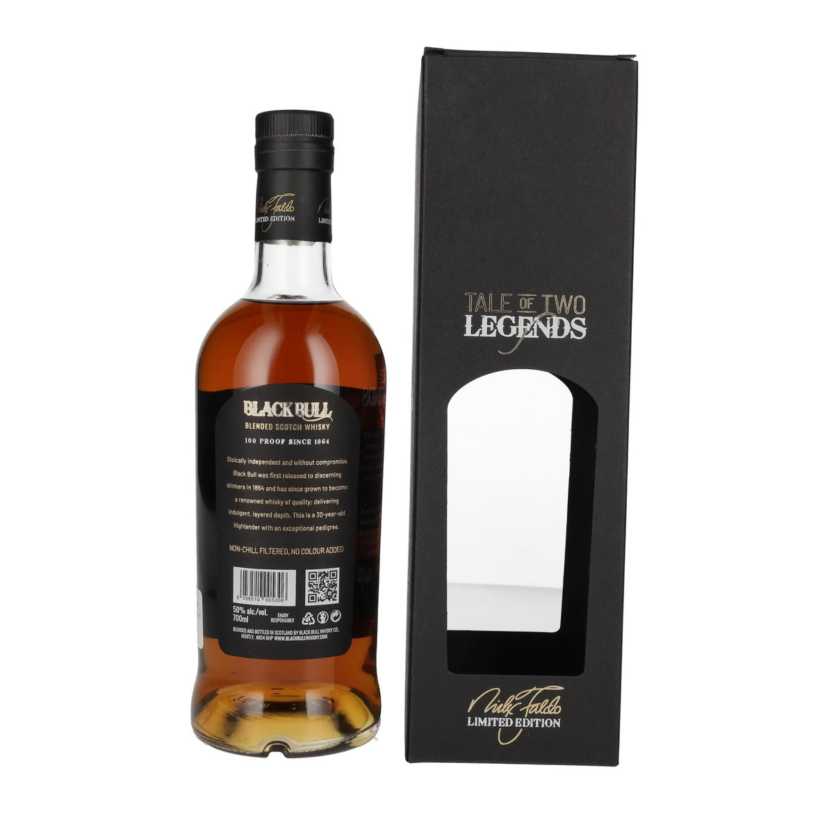 Black Bull 30 Years Old Double Matured Nick Faldo Limited Edition 50% Vol. 0,7l in Geschenkbox