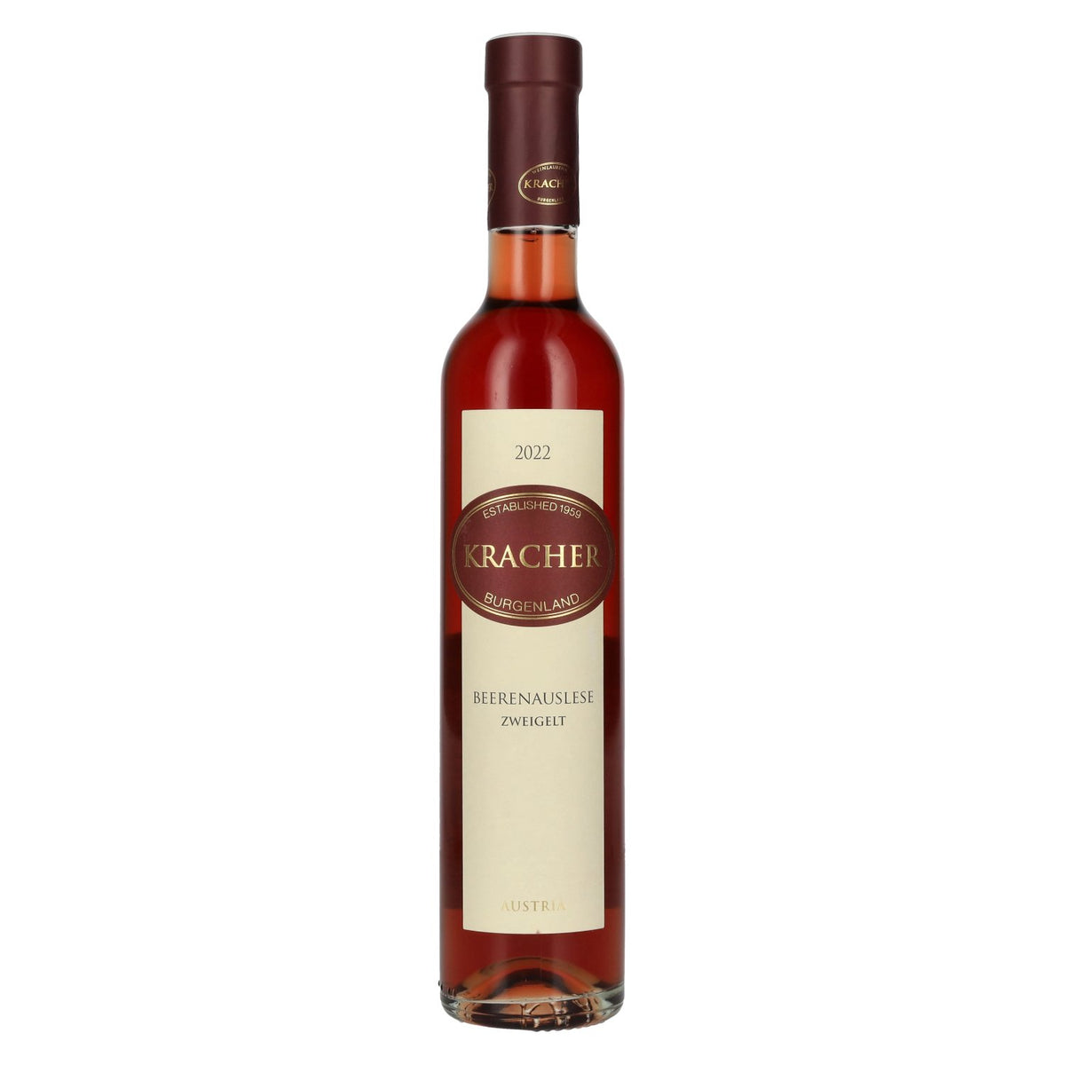 Kracher Beerenauslese Zweigelt 2022 11% ABV 0.375 l