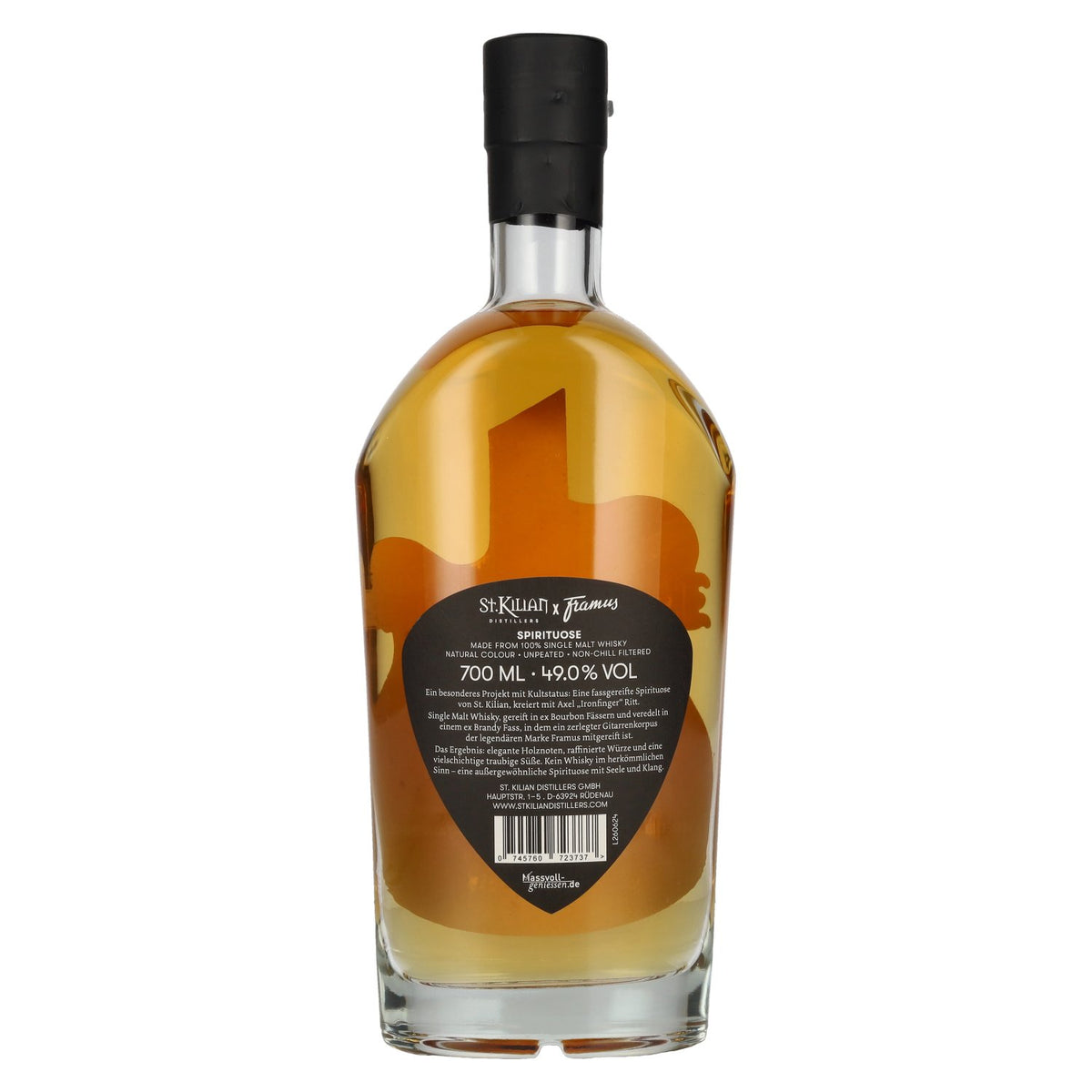 St. Kilian x Framus IRONFINGER Chapter TWO Whisky single malt 49 % vol. 0,7 l