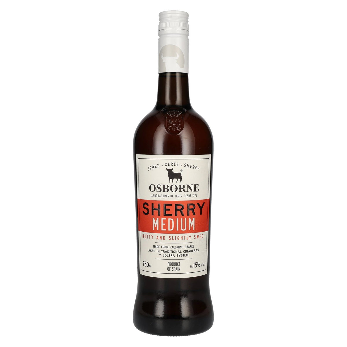 Osborne Sherry Medium 15% ABV 0.75 l