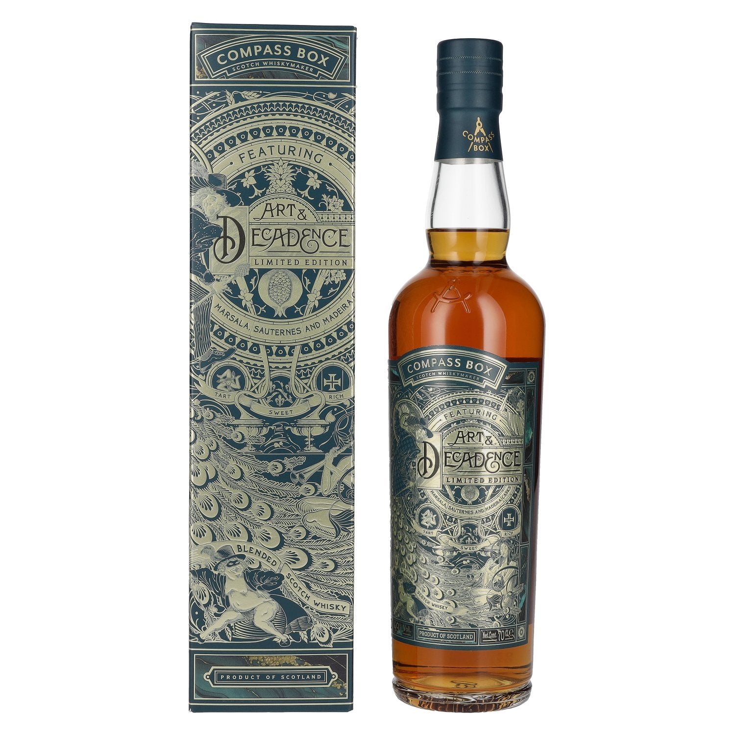 Compass Box ART & DECADENCE Blended Scotch Whisky 49% Vol. 0,7l in Geschenkbox
