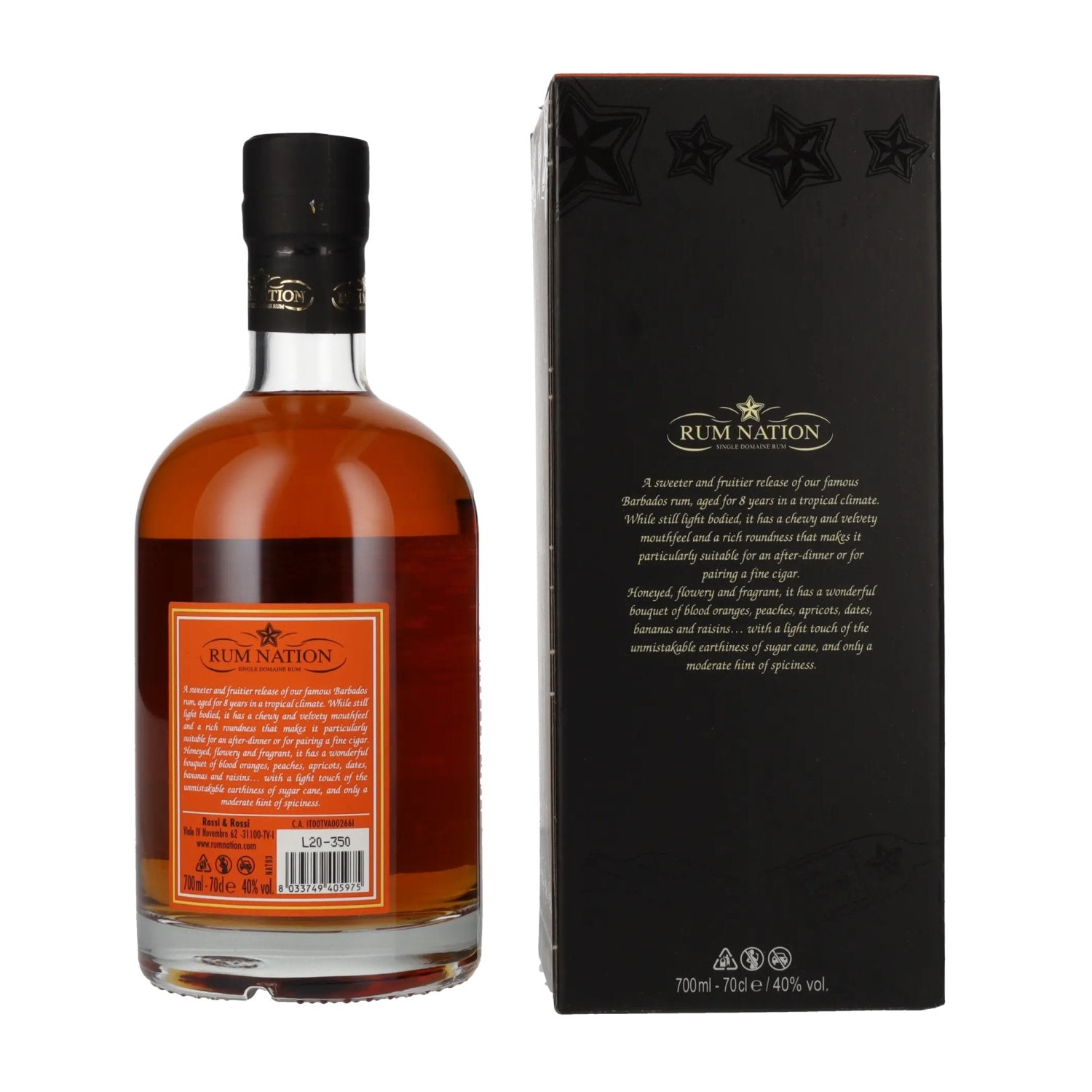 Rum Nation Barbados 8 Years Old Limited Edition 40% Vol. 0,7l in gift box