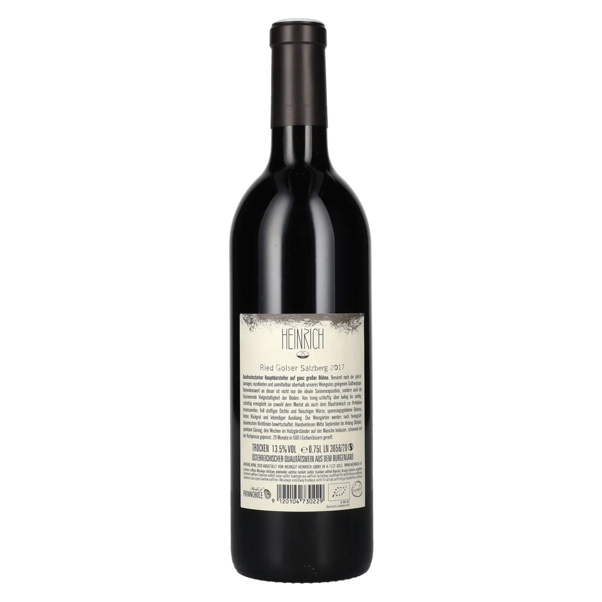 Heinrich Salzberg 2017 13.5% ABV 0.75l